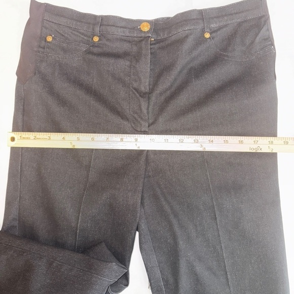 St. John Sport by Marie Gray Black Jean Pants size 10 - Picture 8 of 10